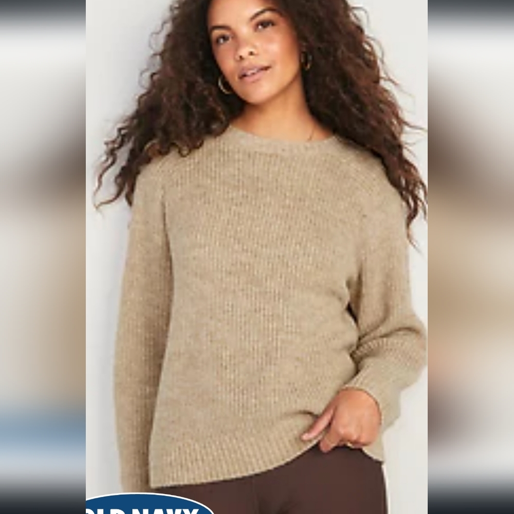 Shaker knit sweater